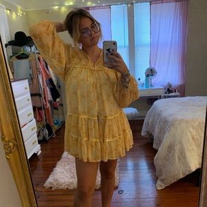 Free People Vibrant Dress